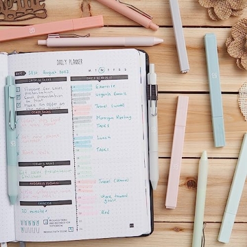 BLIEVE Pastel Highlighters Gel Pens Set for Bible Journaling