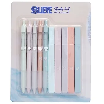 BLIEVE Pastel Highlighters Gel Pens Set for Bible Journaling