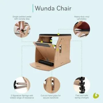 Balanced Body Pilates Wunda Chair, Pilates Equipment for Home or Studio Use