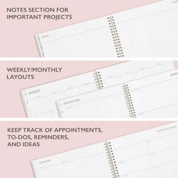 Blue Sky 2024-2025 Academic Planner Wirebound Frosted Cover