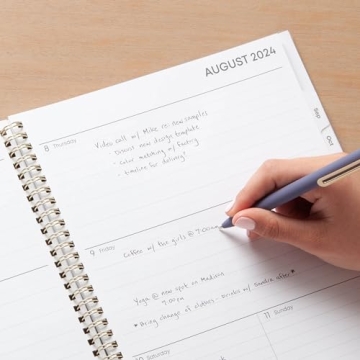 Blue Sky 2024-2025 Academic Planner Wirebound Frosted Cover