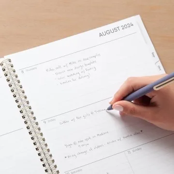 Blue Sky 2024-2025 Academic Planner Wirebound Frosted Cover