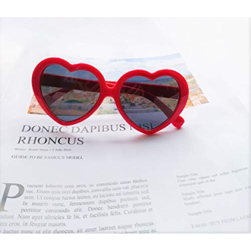 FOURCHEN Heart Shaped Sunglasses for Kids - UV400 Style