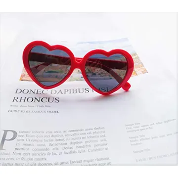 FOURCHEN Heart Shaped Sunglasses for Kids - UV400 Style