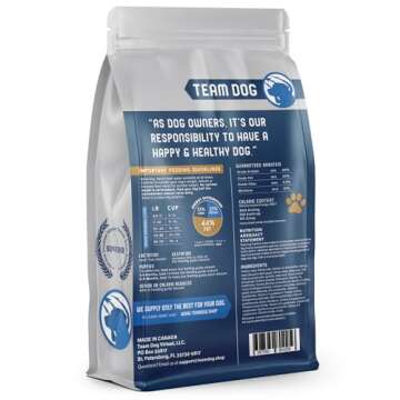 Team Dog Essential Blend Premium Herring & Salmon Dog Food - Sensitive Stomach Formula, All Life Sta...
