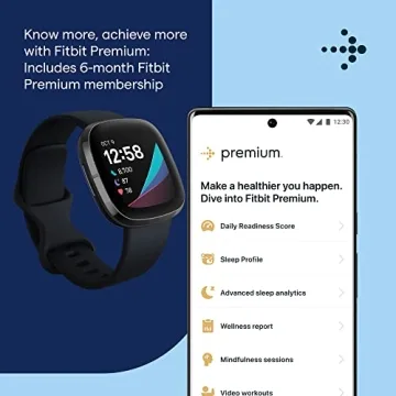 Fitbit Sense Smartwatch for Health Tracking & Stress Management