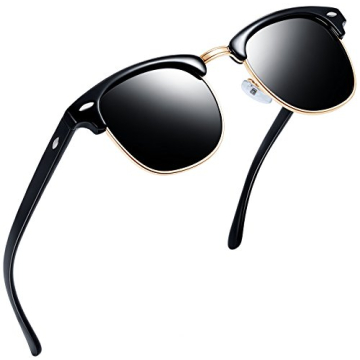 Joopin Semi Rimless Sunglasses - Polarized UV400 Shades