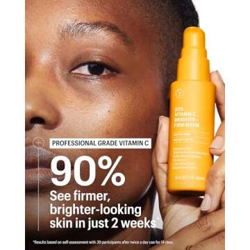 Allies of Skin 20% Vitamin C Brighten + Firm Serum: 20% Ethylated L-Ascorbic Acid + Orange Extract C...