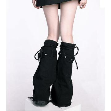 Trendy Denim Leg Warmers for Women & Girls - Y2K Style
