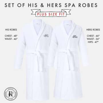 Romance Helpers His and Hers Robes Set for Couples
