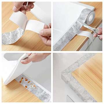 Waterproof Caulk Tape for Kitchen and Bathroom Sealing