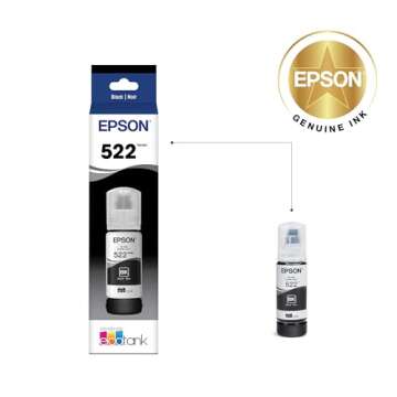 EPSON 522 EcoTank Ink Ultra-high Capacity Bottle Black for ET-2400 ET-2800 Series