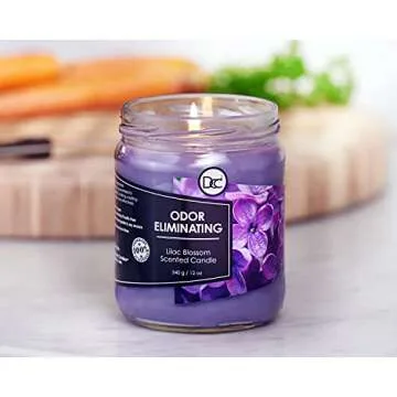 Lilac Blossom Candle for Odor Elimination and Fragrance