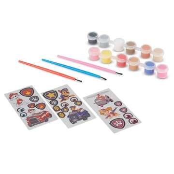 Melissa & Doug PAW Patrol Craft Kit - 3 Decorate Your Own Pup Figurines - PAW Patrol Toys For Boys And Girls, PAW Patrol Painting Set, PAW Patrol Activity For Birthday Parties, Painting For Ages 6+