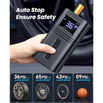 RYSEAB Portable Tire Inflator Cordless Air Compressor