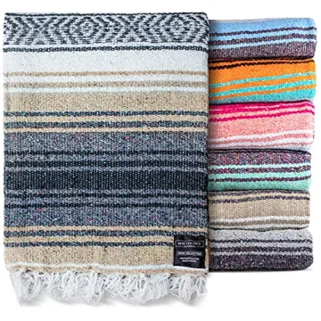 Authentic Handwoven Mexican Blanket for All Occasions