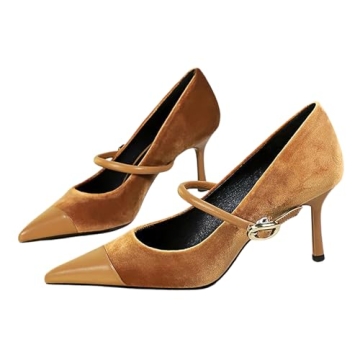 baobeijiadao Women's Elegant Pointed Toe Heels