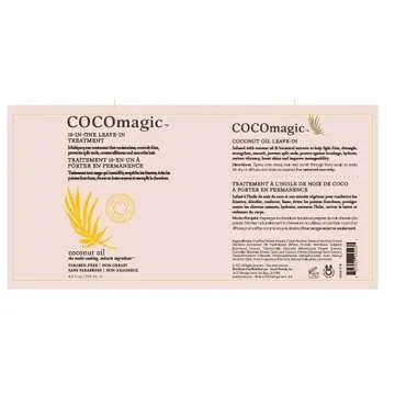 Cocomagic 10-in-1 Leave-in Hair Treatment with Coconut Oil | Hydrate, Detangle, Prevent Frizz | Smooths, Creates Silkiness | Gentle for All Hair Types | Paraben Free, Cruelty Free, Made in USA (8 oz)