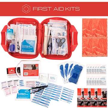 Rescue Guard Advanced Survival Kit- First Aid Emergency Kit - Bug Out Bag - Hurricane Preparedness Items Survival Bag -Earthquake Survival Backpacks - (6 Days for 2 People, 72 Hours for 4 People)