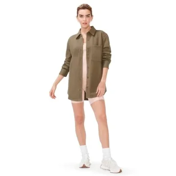 Stylish KUT & SO Women's Shacket in Olive Green