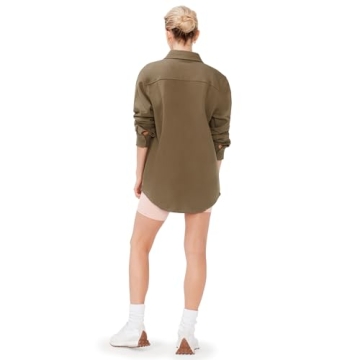 Stylish KUT & SO Women's Shacket in Olive Green