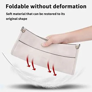 HKCLUF Crossbody Bags for Women Trendy Vegan Leather Hobo Handbags With 2 Adjustable Guitar Strap Crossbody Bucket Purse for Women(White)