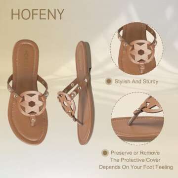 Womens Flat Sandals Flip Flops Comfortable Thong Beach Sandals Shoes for Women Dressy