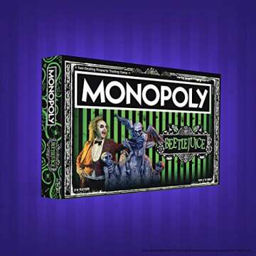 Monopoly Beetlejuice Board Game | Based on The 80’s Fantasy Film Beetlejuice | Officially Licensed Beetlejuice Merchandise | Themed Classic Monopoly Game