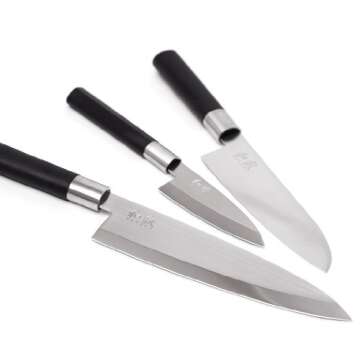 Kai Wasabi Black Utility Knife - 6-Inch Premium Kitchen Blade