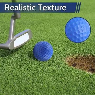 Guirnd 20 Pack Foam Golf Balls, 41mm Practice Golf Balls, Realistic Feel and Long Lasting Limited Fligh Practice Golf Balls for Backyard, Soft Golf Balls for Indoor or Outdoor