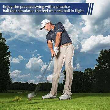 Guirnd 20 Pack Foam Golf Balls, 41mm Practice Golf Balls, Realistic Feel and Long Lasting Limited Fligh Practice Golf Balls for Backyard, Soft Golf Balls for Indoor or Outdoor