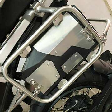 Motorcycle Side Toolbox - TOTMOX 4.2L Motorbike Left Bracket Tool Storage Box Waterproof Repair Container for BMVV R1200GS R1250GS ADV 2004-2019