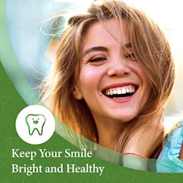 Natural Silk Dental Floss with Mint Flavor - Refillable Holder