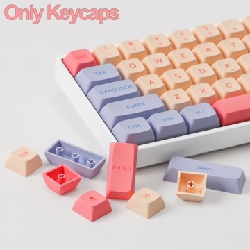 Fogruaden PBT Keycaps Set 132 Keys Custom Mechanical Keyboard