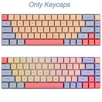 Fogruaden PBT Keycaps Set 132 Keys Custom Mechanical Keyboard