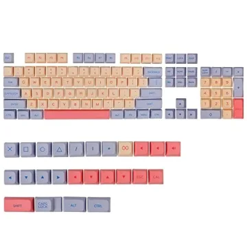 Fogruaden PBT Keycaps Set 132 Keys Custom Mechanical Keyboard