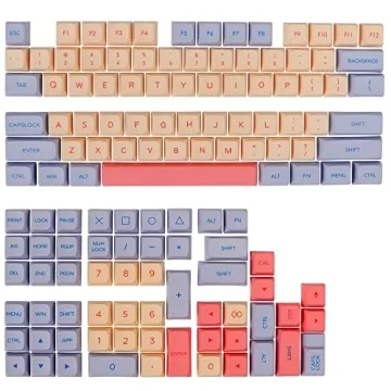 Fogruaden PBT Keycaps Set 132 Keys Custom Mechanical Keyboard