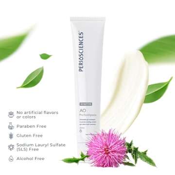 PerioSciences AO Pro Sensitive Toothpaste with Nano Hydroxyapatite, Reduces Sensitivity, Remineralizing, 3 fl oz / 90ml