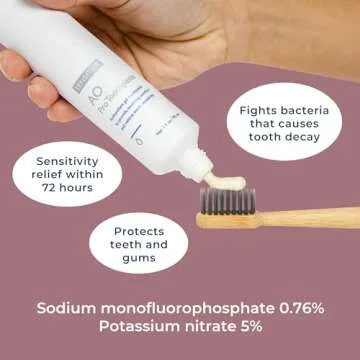 PerioSciences AO Pro Sensitive Toothpaste with Nano Hydroxyapatite, Reduces Sensitivity, Remineralizing, 3 fl oz / 90ml