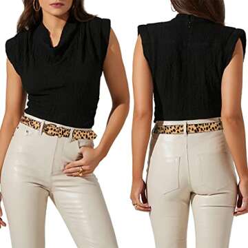 JIEDE Women's Leopard Print Belt - Perfect for Fashion Lovers