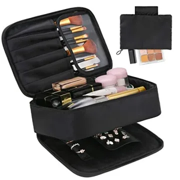DIMJ Ultimate Makeup and Jewelry Organizer with Compartments | Travel Friendly for Women