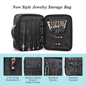DIMJ Makeup and Jewelry Organizer for Women | Travel Essential