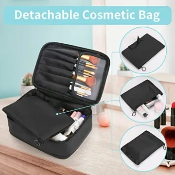 DIMJ Makeup and Jewelry Organizer for Women | Travel Essential