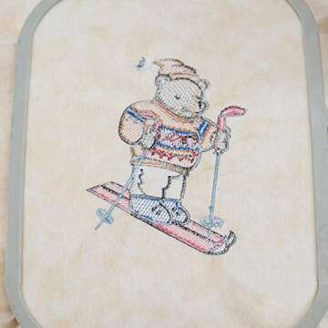 New brothread Cut Away Machine Embroidery Stabilizer Backing 10"x12" - 100 Precut Sheets - Medium Weight 2.5 Ounce - Fits 5x7 Hoops