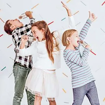 Wireless Karaoke Microphone Gift for Kids Age 5-12