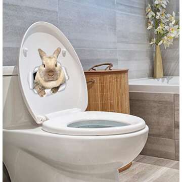 Winston & Bear Rascally Rabbit Wall Decals for Home Decor