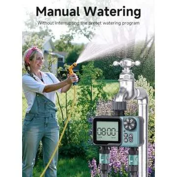 Programmable 2-Zone Sprinkler Timer with Rain Delay