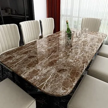 Waterproof Peel Stick Brown Marble Contact Paper Countertop Cover