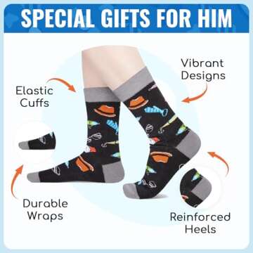 HAPPYPOP Unique Son-In-Law Gift - Fun Socks for Family