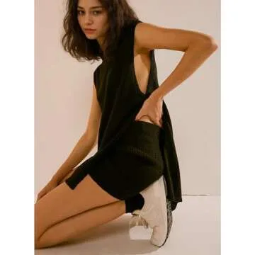 Hixiaohe Stylish Womens Pajamas Knit 2 Piece Lounge Set